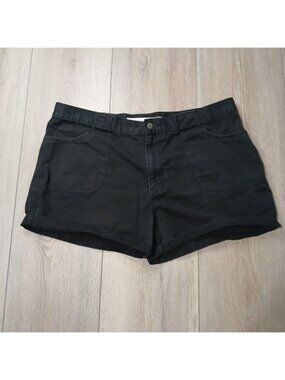 Nevada Jean Line Black Shorts Women’s Size 16W High Rise Casual Summer ~22"x13"